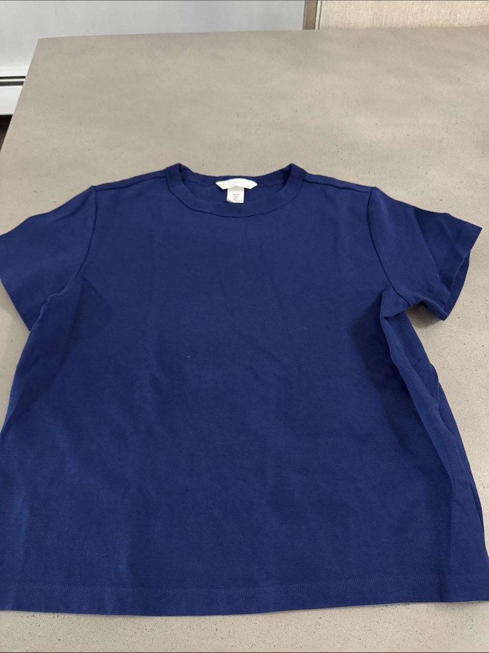 H&M Navy Blue Crewneck Tee
